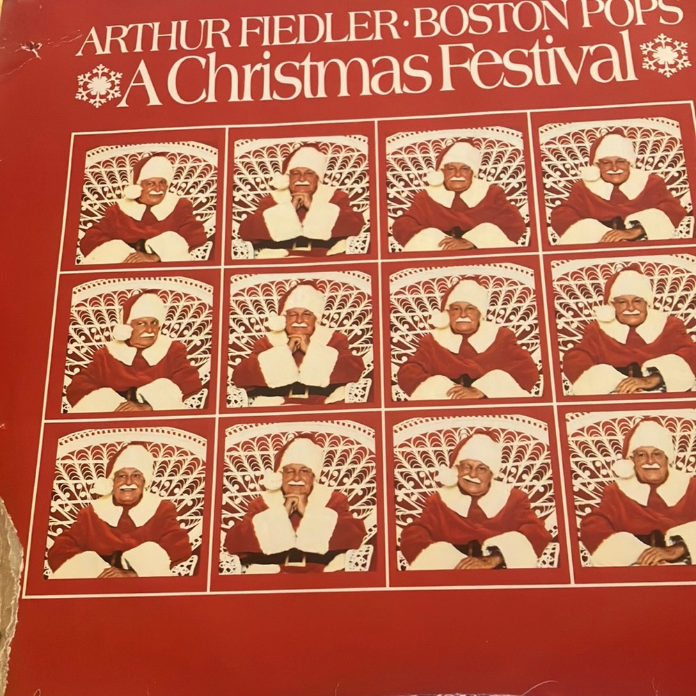 Arthur Fiedler Boston Pops A Christmas Festival Vinyl
